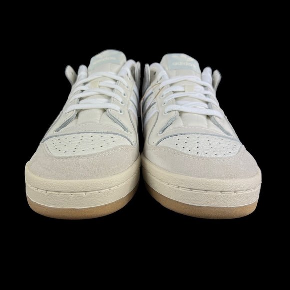 Adidas Forum 84 Low Advantage Chalk White Beige Shoes FY7998 Men's Sizes 8 ~ 13 - Picture 2 of 9